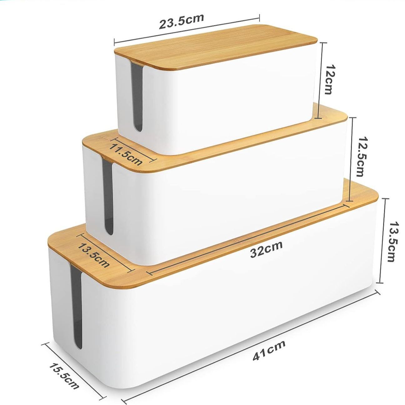 Minimalist Cable Management Box for Clean Desks