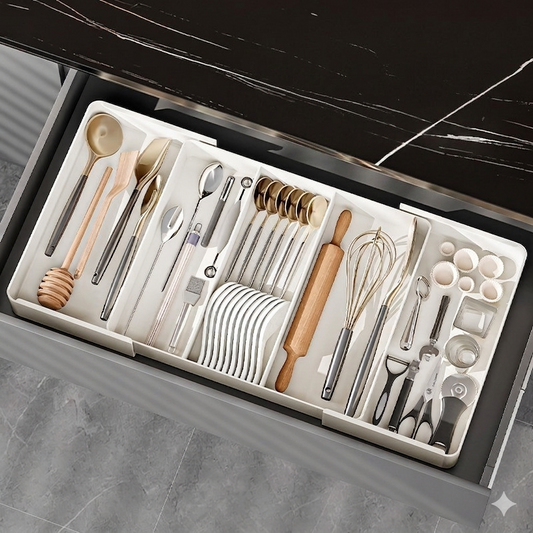 Adjustable Drawer Divider Set for Clutter-Free Storage