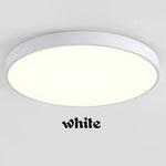 Lumi Slim Macaron LED Ceiling Light – Minimalist Round Pastel Surface Mount Lamp