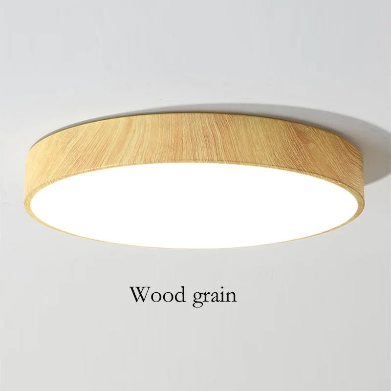 Lumi Slim Macaron LED Ceiling Light – Minimalist Round Pastel Surface Mount Lamp