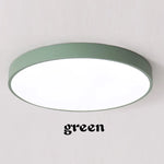 Lumi Slim Macaron LED Ceiling Light – Minimalist Round Pastel Surface Mount Lamp