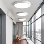 Lumi Slim Macaron LED Ceiling Light – Minimalist Round Pastel Surface Mount Lamp