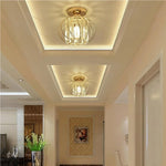 Prisma Twirl Crystal Chandelier – Luxury Geometric Semi-Flush Mount Ceiling Lamp
