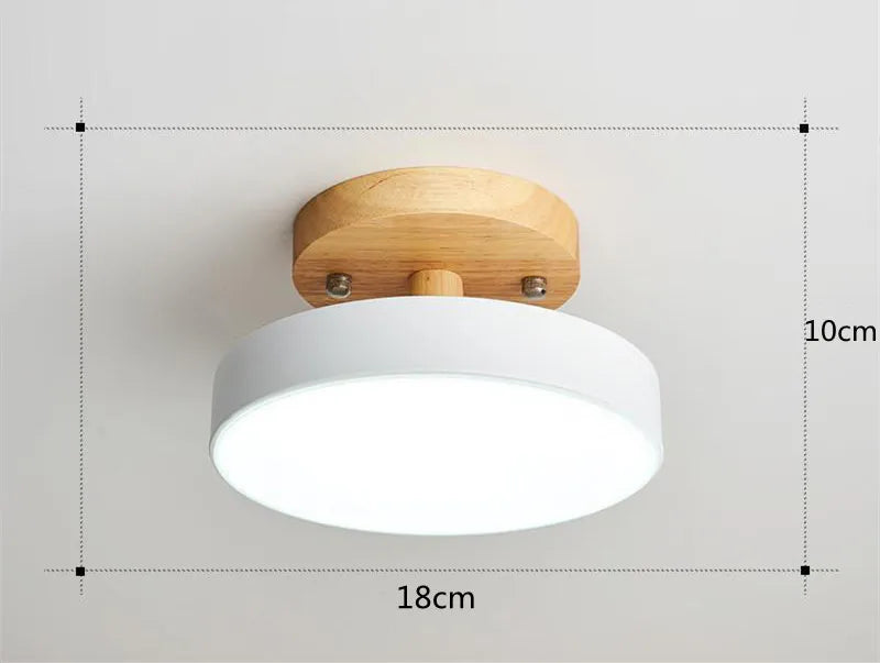 Eira Nordic Architectural Corridor Light – Minimalist Geometric LED Semi-Flush Mount