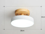 Eira Nordic Architectural Corridor Light – Minimalist Geometric LED Semi-Flush Mount