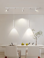 Sora Minimalist Linear Magnetic Pendant – Modular 90-260V Architectural Track Light for Dining & Kitchen Islands