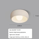Entrance LED Ceiling Light Wabi Sabi Balcony Hallway Light Laundry Room Corridor Fixture Wardrobe Creative Home Decor Lighting