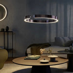 Crescenta Split-Halo Chandelier – Nordic Luxury Open Ring LED Pendant Lamp