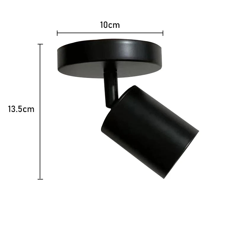 Apex Directional Spotlight – Industrial Matte Black Multi-Head GU10 Ceiling Track Light