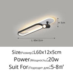 Linea Dual-Zone Track Light – Minimalist LED Long Strip Ceiling Chandelier with Spotlights