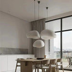 Kira Organic Wabi-Sabi Pendant – Minimalist Textured Travertine-Effect LED Hanging Light