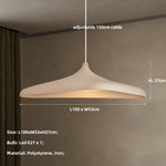Kaya Fluid Sandstone Pendant – Modern Organic Wabi-Sabi Wide-Brim LED Hanging Light