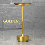 LED Charging Desk Lamp Restaurant Decoration Atmosphere Lamp Retro Portable Cordless Touch USB-C Table Lamp