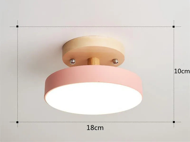 Eira Nordic Architectural Corridor Light – Minimalist Geometric LED Semi-Flush Mount