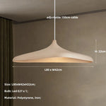 Kaya Fluid Sandstone Pendant – Modern Organic Wabi-Sabi Wide-Brim LED Hanging Light