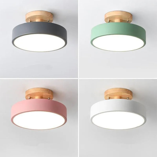 Eira Nordic Architectural Corridor Light – Minimalist Geometric LED Semi-Flush Mount