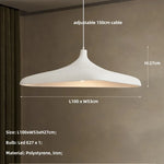 Kaya Fluid Sandstone Pendant – Modern Organic Wabi-Sabi Wide-Brim LED Hanging Light