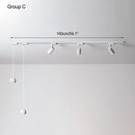 Sora Minimalist Linear Magnetic Pendant – Modular 90-260V Architectural Track Light for Dining & Kitchen Islands
