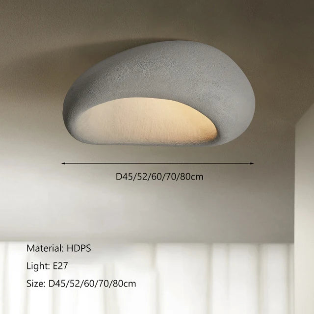 Nordic Wabi Sabi Ceiling Lamp Energy Saving Light LED Chandelier for Living Room Dining Room Bedroom Home Decor Lighting Fixture