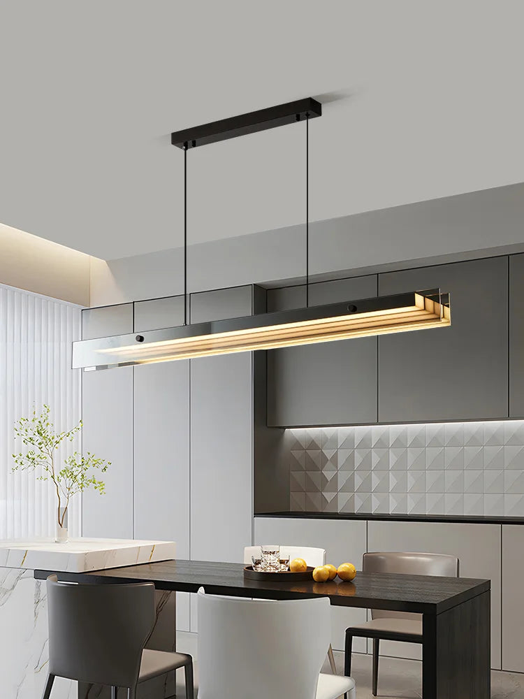 Dining room chandelier Nordic modern lamp dining table bar lamp restaurant lights kitchen lights  led strip lamps Light Bar
