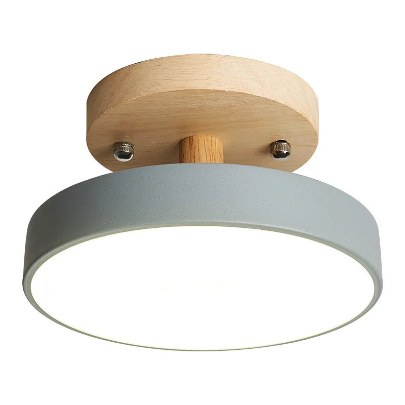 Eira Nordic Architectural Corridor Light – Minimalist Geometric LED Semi-Flush Mount