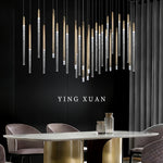 Modern Ceiling Chandeliers Kitchen Island Acrylic Pendant Light Chandelier Over the Dining Table Lighting Luxury Hanging Lamp