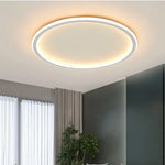 Freja Nordic Geometric Ceiling Light – Ultra-Slim Minimalist LED Flush Mount for Bedrooms & Living Spaces