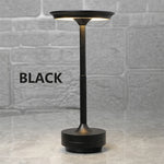 LED Charging Desk Lamp Restaurant Decoration Atmosphere Lamp Retro Portable Cordless Touch USB-C Table Lamp