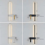 Wall lamp Nordic modern black and white minimalist living room sofa background wall decorative lamp light luxury bedroom bedside