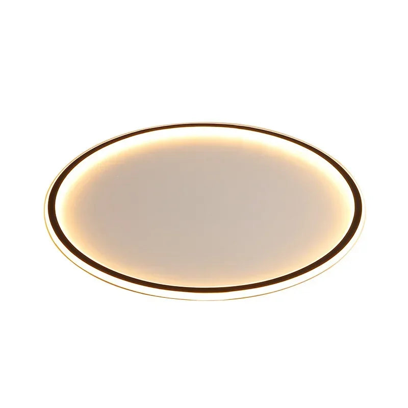 Freja Nordic Geometric Ceiling Light – Ultra-Slim Minimalist LED Flush Mount for Bedrooms & Living Spaces