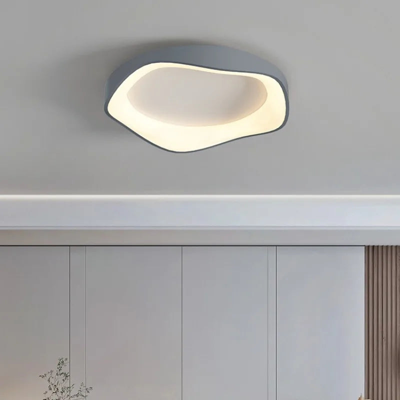 Nova Geometric Overlapping Ceiling Light – Modern Minimalist Acrylic LED Flush Mount
