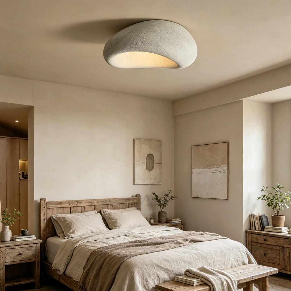 Nordic Wabi Sabi Ceiling Lamp Energy Saving Light LED Chandelier for Living Room Dining Room Bedroom Home Decor Lighting Fixture