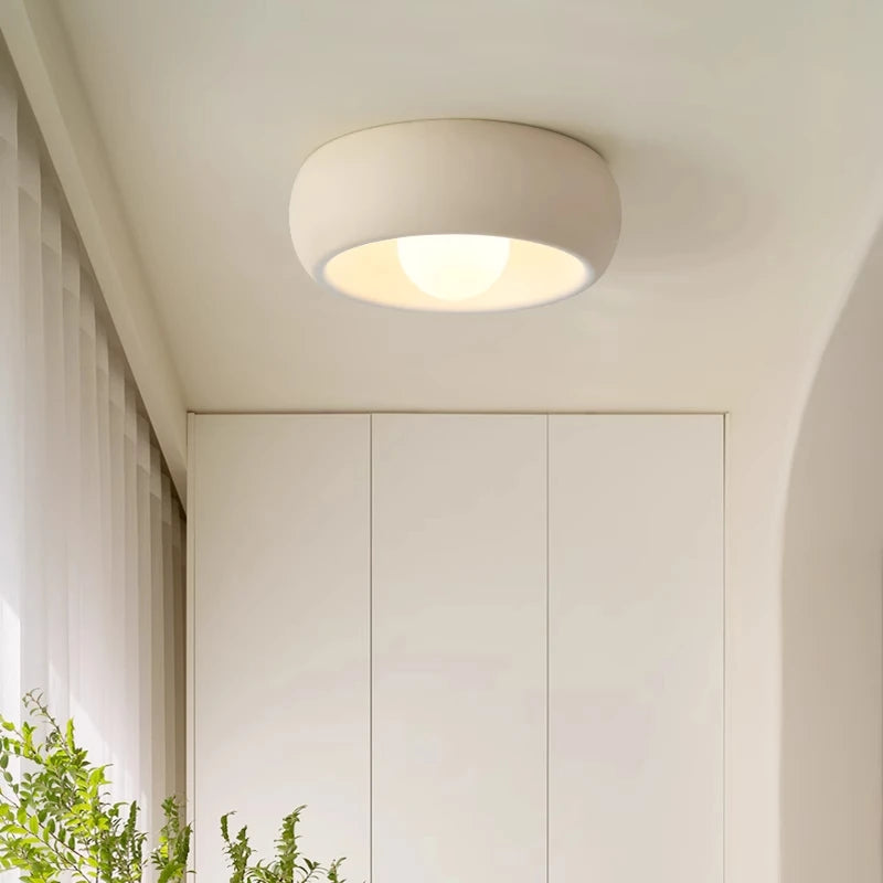 Entrance LED Ceiling Light Wabi Sabi Balcony Hallway Light Laundry Room Corridor Fixture Wardrobe Creative Home Decor Lighting