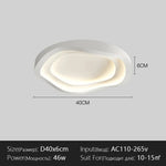 Lyra Sculptural Wave Ceiling Light – Modern Minimalist LED Flush Mount for Bedrooms & Studies