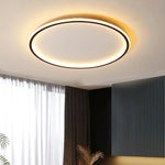 Freja Nordic Geometric Ceiling Light – Ultra-Slim Minimalist LED Flush Mount for Bedrooms & Living Spaces