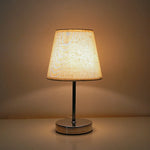 Solid Wood Fabric Usb Small Desk Lamp Bedroom Bedside Lamp Study Dormitory Led Night Light Creative Atmosphere Light Decoration