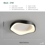 Nova Geometric Overlapping Ceiling Light – Modern Minimalist Acrylic LED Flush Mount