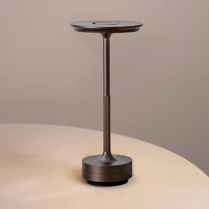 LED Charging Desk Lamp Restaurant Decoration Atmosphere Lamp Retro Portable Cordless Touch USB-C Table Lamp
