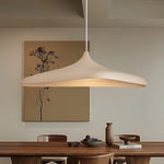 Kaya Fluid Sandstone Pendant – Modern Organic Wabi-Sabi Wide-Brim LED Hanging Light