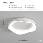 Nova Geometric Overlapping Ceiling Light – Modern Minimalist Acrylic LED Flush Mount