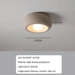 Entrance LED Ceiling Light Wabi Sabi Balcony Hallway Light Laundry Room Corridor Fixture Wardrobe Creative Home Decor Lighting