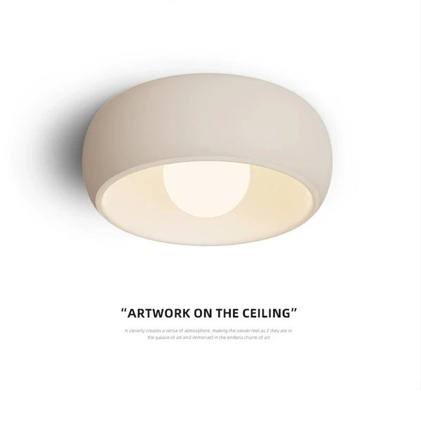 Entrance LED Ceiling Light Wabi Sabi Balcony Hallway Light Laundry Room Corridor Fixture Wardrobe Creative Home Decor Lighting