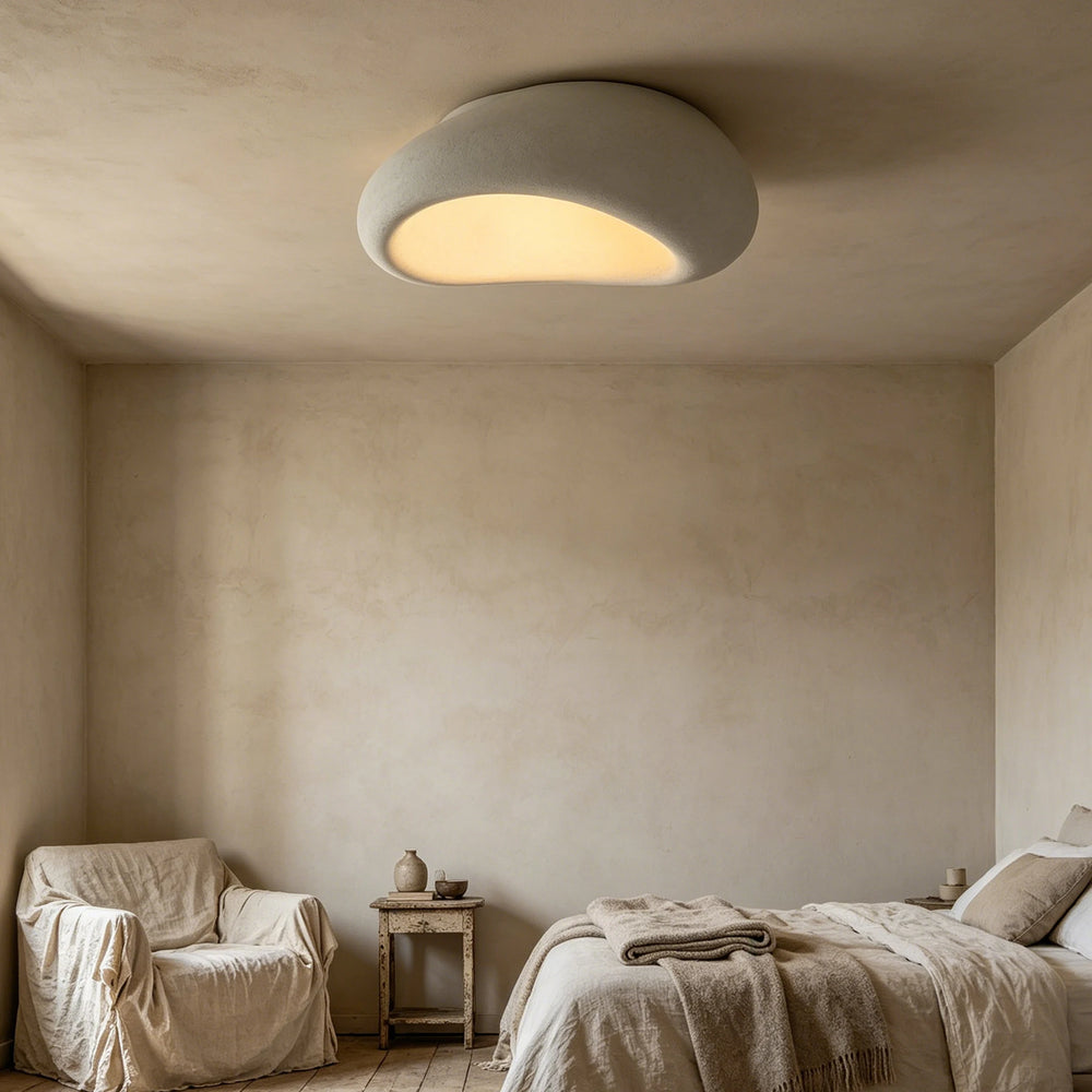 Nordic Wabi Sabi Ceiling Lamp Energy Saving Light LED Chandelier for Living Room Dining Room Bedroom Home Decor Lighting Fixture