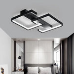 Nordic Remote control led Ceiling Lights Modern Bedroom Ceiling Light 220v Living Room Black dimmable led Ceiling Lamps Lighting