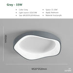 Nova Geometric Overlapping Ceiling Light – Modern Minimalist Acrylic LED Flush Mount