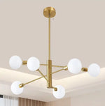 Helios Branching Sputnik Chandelier – Modern Mid-Century Multi-Arm E27 Ceiling Light