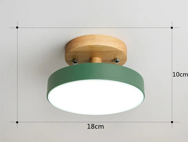 Eira Nordic Architectural Corridor Light – Minimalist Geometric LED Semi-Flush Mount
