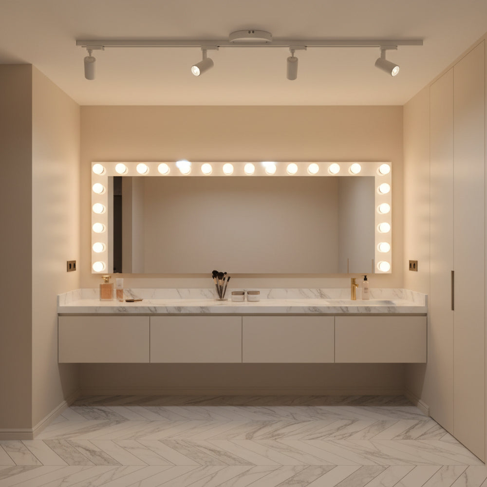 Sora Minimalist Linear Magnetic Pendant – Modular 90-260V Architectural Track Light for Dining & Kitchen Islands