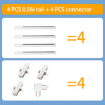 Kuro Modern Architectural Track Lighting – High-Output Aluminum LED Studio Spotlight
