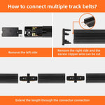 Kuro Modern Architectural Track Lighting – High-Output Aluminum LED Studio Spotlight
